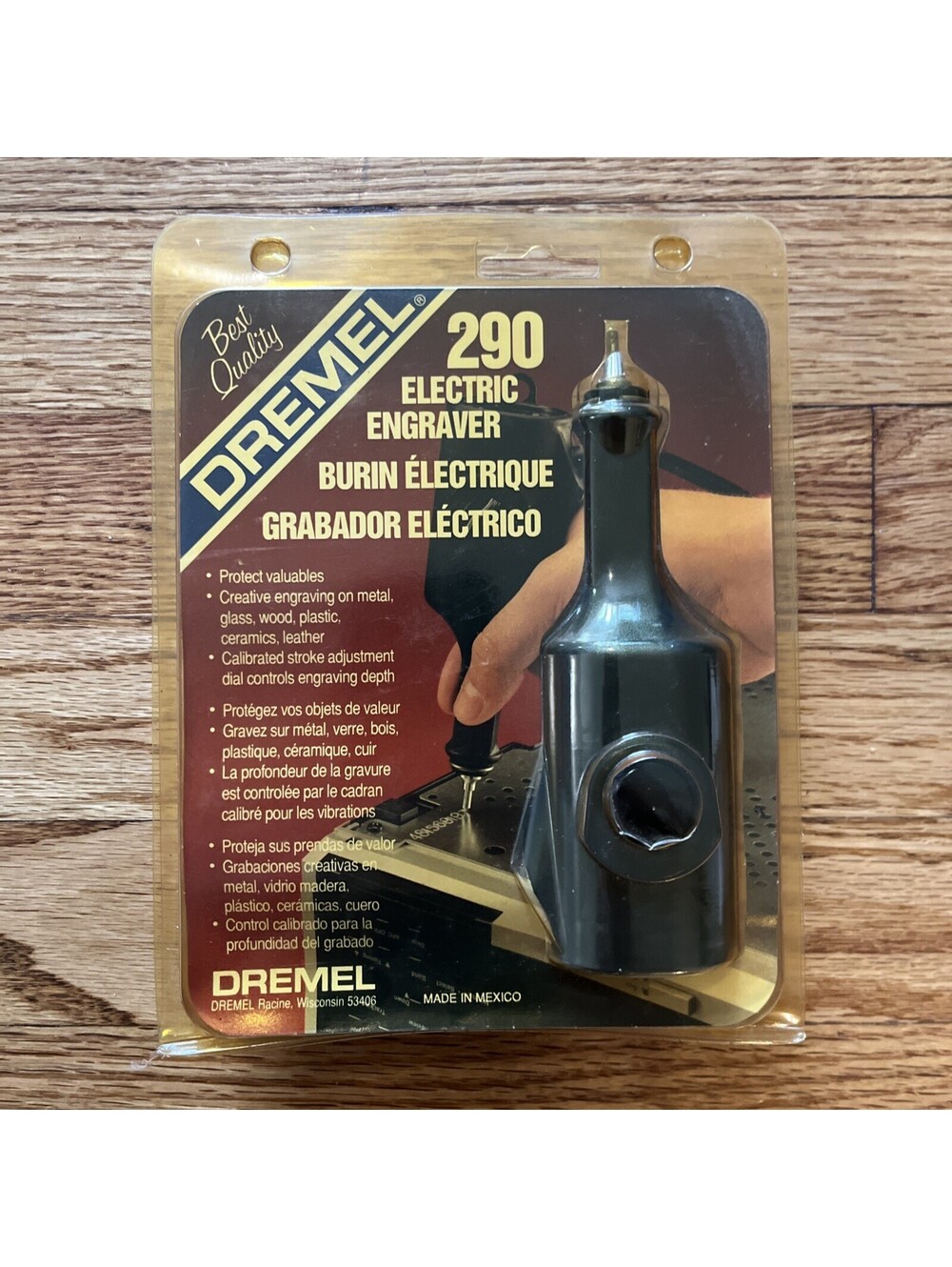 Vintage Dremel Model 290 Electric Engraver Engraving Tool Old Style 5 Speed